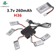 H36 Battery 3.7V 260mAh Lipo Battery and Charger Set For E010 E011 E012 E013 Furibee F36 RC Drone Qu