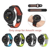 strap silicone for Huami Amazfit Verge Smart Watch band Double color amazfit 3