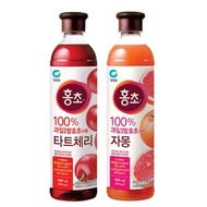 [Sg Shipping] Clearance Sales Expiring September 2024 Chungjungone Hongcho Fruit Vinegar 900ml Korea