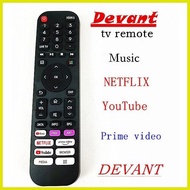 ♠ ☋ ◫ New Devant Smart TV remote 32STV103 50QUHV04 55UHD202 43stv103 65QUHV04 55quhv04  Devant TV R