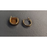 10KARATS GOLD LOOP EARRINGS 10cents size nationwide