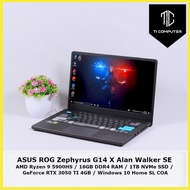 ASUS ROG Zephyrus G14 X Alan Walker SE AMD Ryzen 9 5900HS 16GB RAM 1TB SSD RTX 3050 TI 4GB GPU Used 