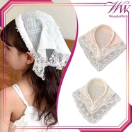 Raw Lace Bandana Raw Lace Triangle Bandana Scarf Everyday Lace Bandana Scarf