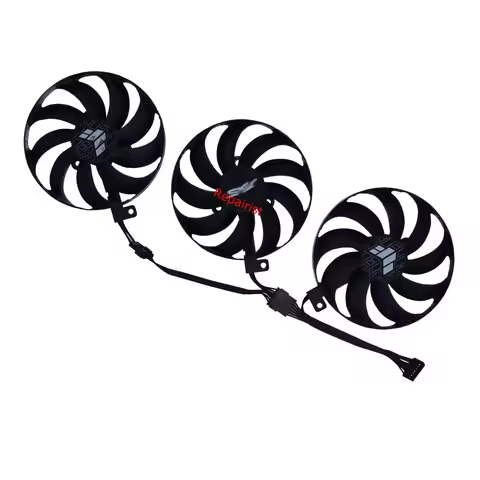 3Pcs/Set,Video Card Fan,CF9010U12S,FDC10H12S9-C,Graphics Cooler,For ASUS TUF RX6700XT O12G GAMING,Fo