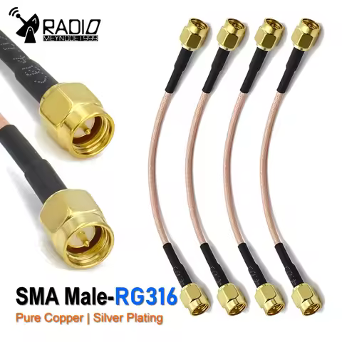 SMA to SMA Cable Male to Male Connector Antenna extension jumper RF cable Pigtail Adapter Cable RG31