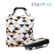 Enjoy101 UnSac 2.0 矽膠布防漏食物袋 喫貨袋 菱格2.0鈕扣設計