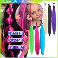 The Shop Is In Thailand. Ponytail Wig Long Length 65cm Straight Type Braided Hair For Children's Box