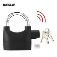 KIPRUN Alarm Lock, 110db Alarm Padlock, Hardened Steel Anti-Theft Siren Alarm Lock, Waterproof, with