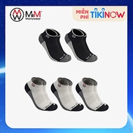Combo 5 Đôi Tất Vớ Thể Thao, Vớ Đá Banh, Vớ Chạy Bộ Cổ Ngắn, Sợi Cotton Cao Cấp Chống Hôi Chân, Chốn
