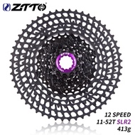ZTTO MTB 12 Speed Cassette 11-52T SLR 2 12s Flywheel 12S UltraLight K7 12V 413g CNC Freewheel Mounta