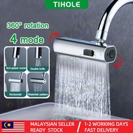 🔥Malaysia In Stock🔥360°Rotation 4 in 1 Waterfall Kitchen Faucet tap water 4-Function Kitchen rotatable faucet Sink Spray Nozzle High Pressure Kitchen Tap for Kitchen Sink