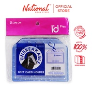 Long Life ID Jacket Horizontal Soft Unbreakable Transparent 85x54mm SH99 - ID Holders & Lanyards