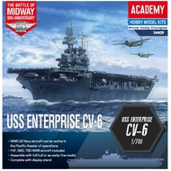 Plastic Model Assembly Academy 14409 USS Enterprise CV-6 scale 1/700