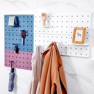 Pegboard wall shelf minimalist wall peg board perforated board hanger multipurpose organizer multifu