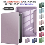For Kindle Oasis 2 3 7.0" Handheld Style Oasis 9th 10th E-Reader Holder Card Slot Magnetic Protectiv