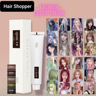 🔥READY STOCK🔥 PROFESSIONAL JAPANESE QIANJI/JIHODA/SECRET FARGRANCE HAIR FASHION COLOR  DYE CREAM 100