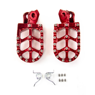 RMZ 450 250 RMX 450Z ฿ 125 Footpegs เท้า Mat เท้า Feg ด้านหน้าสําหรับ SUZUKI Tenere 660 XTZ XT660Z R