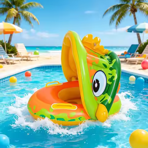 Baby Swimming Float Ring Pool Bathtub Toys Pool Accessories for Kids Swimming Circle Float Seat Summ