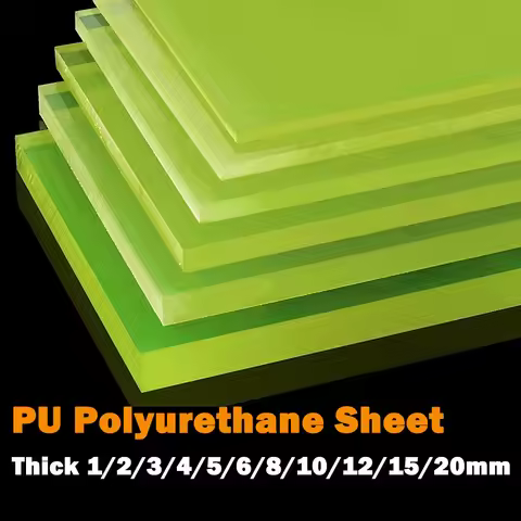 PU Polyurethane Rubber Sheet Plate Thickness 1/2/3/4/5/6/8/10/12/15/20mm Width 100~500mm Elastic Dam