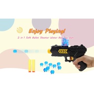 Simulation 2 in 1 Soft Bullet Shooter Water Ball Toy Gun