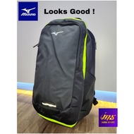 Mizuno Badminton Core Series Backpack Bag (35L) (Black/Lime)