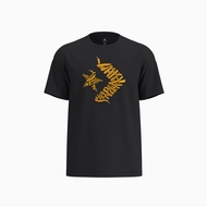 CONVERSE เสื้อ STAR CHEVRON SHOELACE TEE BLACK ผู้ชาย 132T180AM_F5BKXX