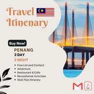 🔥 TJourney PROMO Travel Itinerary to Pulau Penang Malaysia Full List Activity and Contact