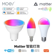 Matter Graffiti Smart Home WiFi Smart Bulb Dimming Led Light GU10E27E14 Lighting Bulb