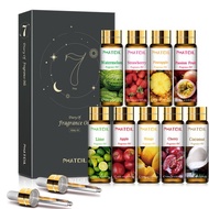 PHATOIL 9pcs/set Fragrance Oil Gift Box for Aromatherapy Candle Making