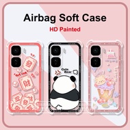 For Vivo iQOO Neo 10 Crystal Case iQOO Neo10Pro HD Painted Air Bag 360 Protect Matte Back Shell iQOO
