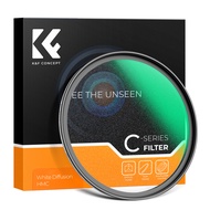 K&F Concept Nano-C Series 49mm-82mm White Pro Mist Filter Cinematic Effect Filter with 18 Multi-Laye