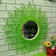 THOUSAND FLOWERS MIRROR Wall MIRROR Hanging mirror wall mirror round mirror oval mirror wall decorat