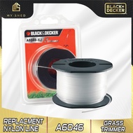 BLACK & DECKER Grass Trimmer Refill Nylon Line A6046-XJ  mesin rumput garis nilon ( A6046 )