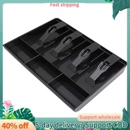 Cash Register Drawer -  Tray Replacement 4 Bill/3 Coin Cash Register Insert Tray,12.6 x 9.6 x 1.4Inc