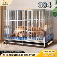Dog Cage Pet Cage Sangkar 不锈钢狗笼 Dog House Dog Cage Stainless Steel Cage Dog Cage Large Dog Crate