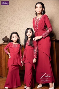 BAJU KURUNG ZAIRA 10-12Y  [KANAK-KANAK] BAJU RAYA 2024 CRODA TEXTILE. BAJU KURUNG ANGGUN EKSKLUSIF. 