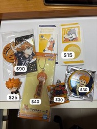 排球少年 Haikyuu!! 日向翔陽 Shoyo Hinata Collectibles 立牌 貼紙 扭蛋 掛件 襟章