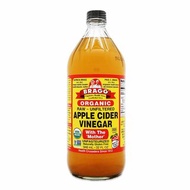 **買滿HK$300包送貨**Bragg Organic Raw Apple Cider Vinegar 有機生蘋果醋 32 oz / 946ml 074305001321