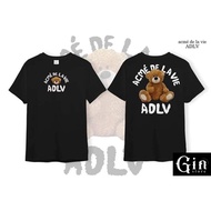 Premium Cotton T-Shirt ADLV T-Shirt - Model No.24 - ADLV Bear - 4 Colors
