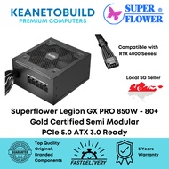 Superflower Legion GX PRO 850W - 80+ Gold Certified Semi Modular  PCIe 5.0 ATX 3.0 Ready ATX Power S