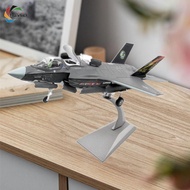 chulisia 1/72 Scale F35 B Fighter Jet Model Alloy Airplane Model with Display Stand