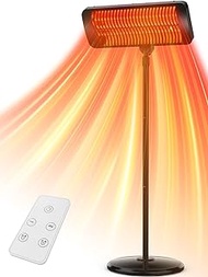 42INCH Outdoor Heater, 9 Heat Levels & 540Min Timer