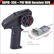 DUMBORC 6CH X6PM-350 2.4G 4.8-12V Mini Transmitter P6F Mini/P6F/P6FG/P6DCG Gyro Receiver for RC Car 