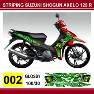 Suzuki Shogun Axelo 125 Variation striping/Shogun Axelo 125 Motorcycle decal Sticker/Suzuki Shogun Axelo 125 Pole Trim Sticker