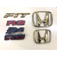 Emblem logo honda jazz GE emblem fit GE emblem RS grill emblem honda gold jazz GE