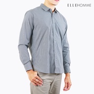ELLE HOMME | Long-Sleeved Shirt Collar REGULAR Style Polyester Fabric Comfortable To Wear Good Venti