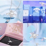 現貨💜正版💜 玉桂狗 cinnamoroll sanrio 頸鏈 鏈 玉桂狗頸鏈 cinnamoroll頸鏈 公仔 😃