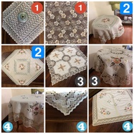 [ Ready Stock] Coffee Table Cotton/Lace/Handmade(3ft*3ft)
