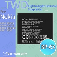 BP-6X BP6X Large capacity Battery For Nokia 8800 8800S 8800D N73i 8860 8800SE 8861 8801 Batteries Ne