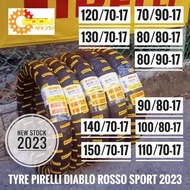 PIRELI TYRE ROSSO SPORT 70/90 80/80 80/90 90/80 100/80 110/70 120/70 Y15 Y16 LC 125Z SRL RS RSX EX5